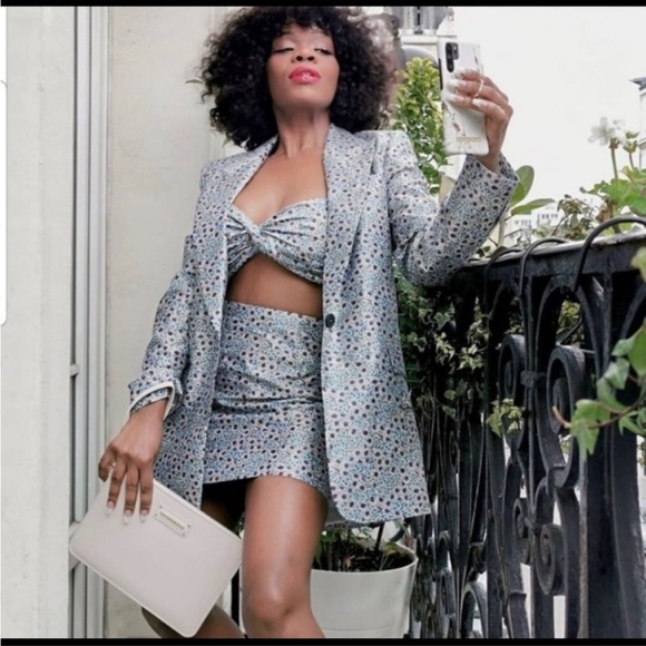 Zara floral crop top BNWT - Picture 3 of 7